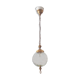 Oldhangingentry - brass & glass - 50s ball Lantern