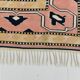 6x8 Pink & Navy Blue Oriental Vintage Rug, 186x247Cm
