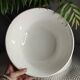 Antique white salad bowl