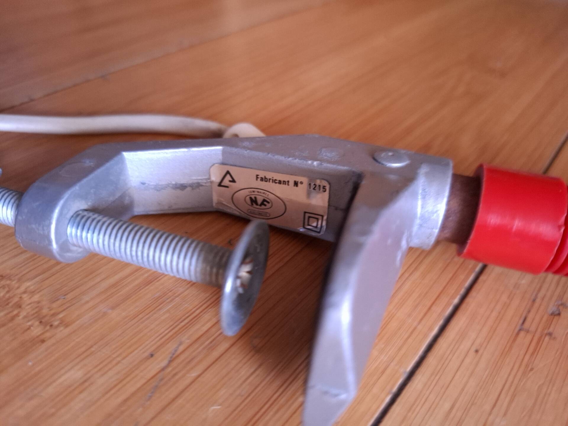 Lampe serpent à étau années 80'S