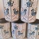 Set of 6 small vintage ceramic cups - Hygge & Lagom spirit