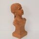 Plaster bust from the Belle Époque period by Jindřich Říha, 1890s.