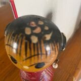 Antique kokeshi doll "girl with earrings"