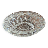 Classic glass ashtray rose design D13