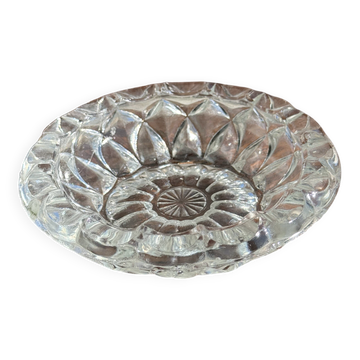 Cendrier en verre classique rosace D13