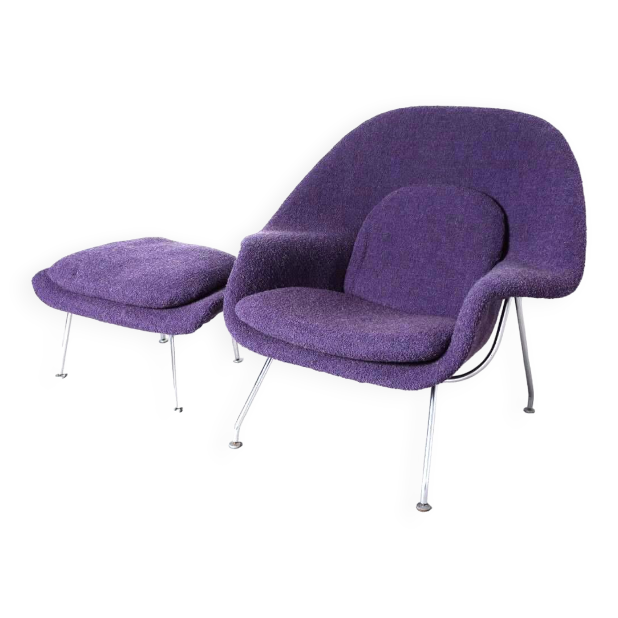 Womb armchair and its Ottoman dating from the 60s