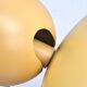 Pair of vintage space age adjustable bedside wall lights
