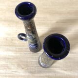 Pair of ceramic candlesticks from the 70s