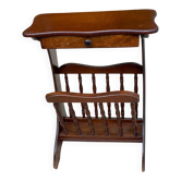 Solid wood bedside table with drawer