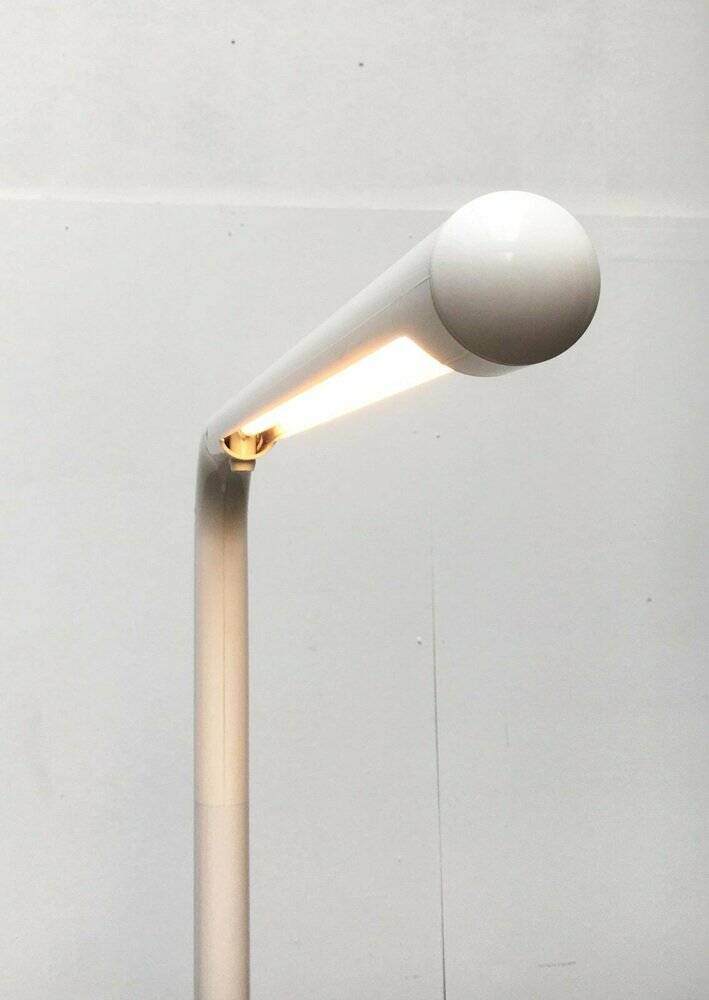 Floor lamp with a tube design from the Swedish Space Age mid-century by Anders Pehrson for Ateljé Lyktan, 1960s.