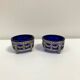 Pair of solid silver salt cellars - Silversmith Léon Lapar 1880