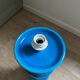 Vintage blue ceramic lamp