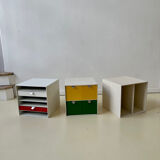 Set of 3 storage cubes Palaset by Ristomatti Ratia for Treston, 1970