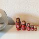 Russian dolls vintage vintage purple Matriochkas