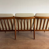 Scandinavian banquette in the style of Sven Ellekaer Eriksen from the 1960s.