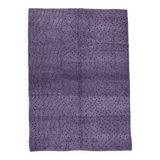 Purple & Brown Polka Dot Kilim Rug, 206x263Cm