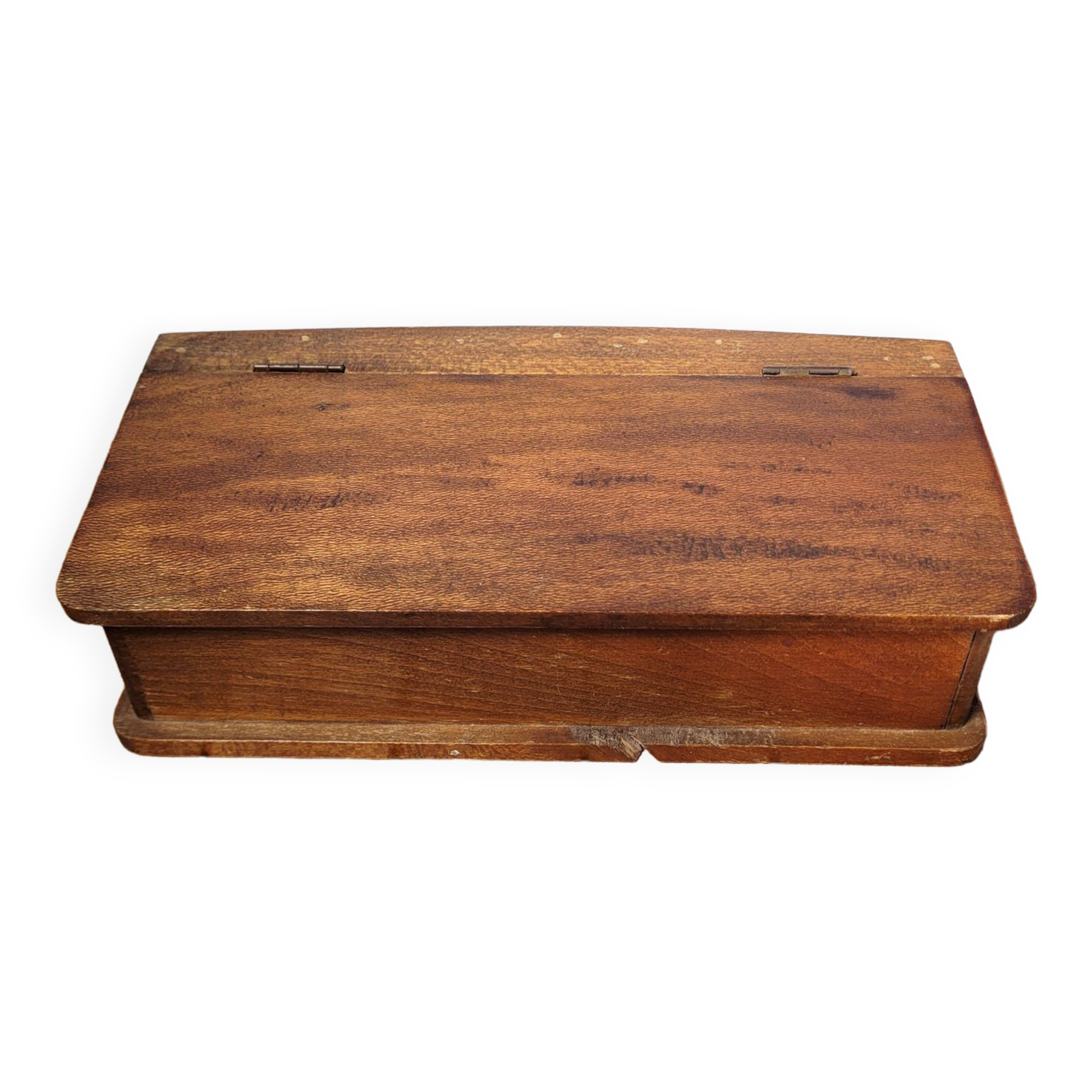 Old wooden box desk