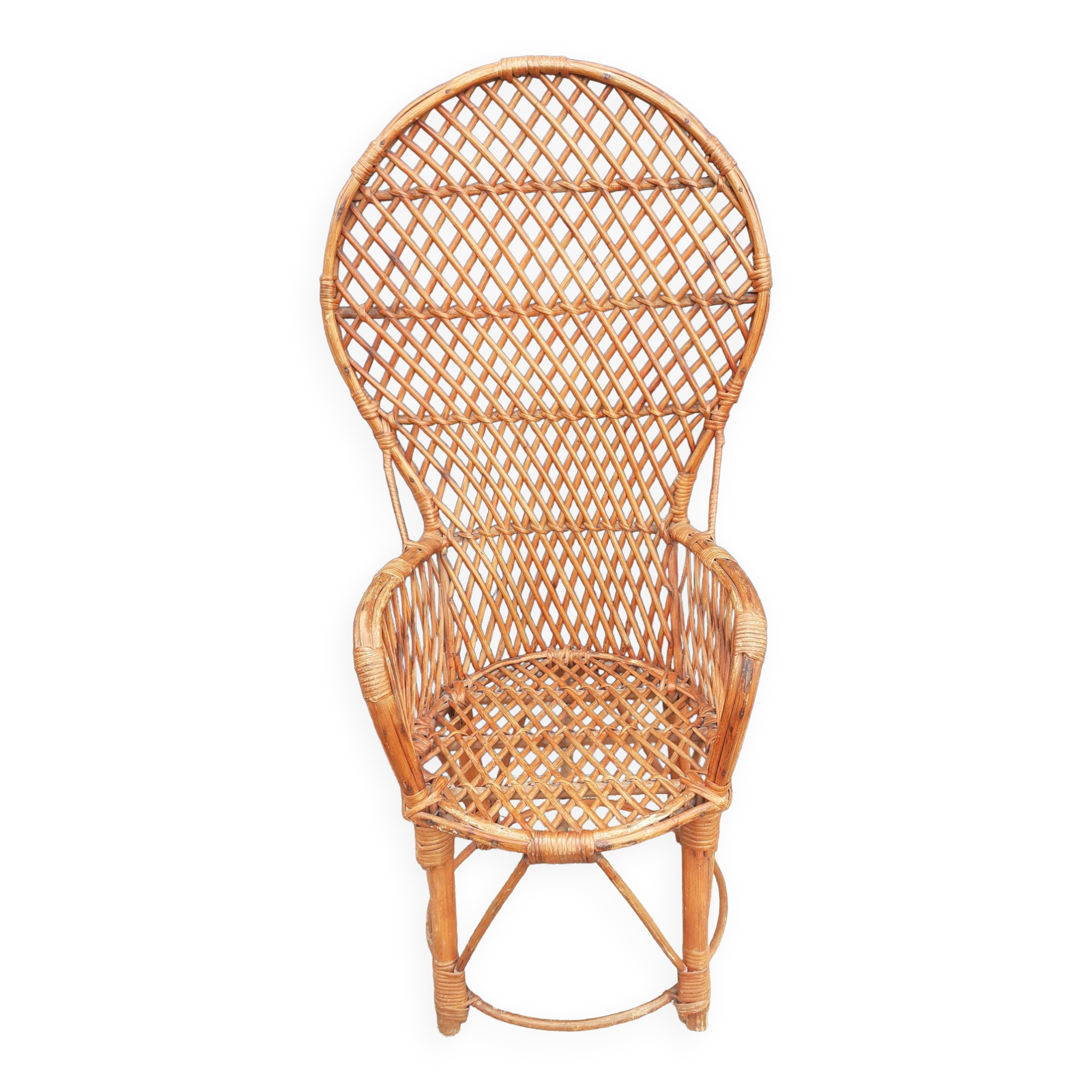 Rattan armchair