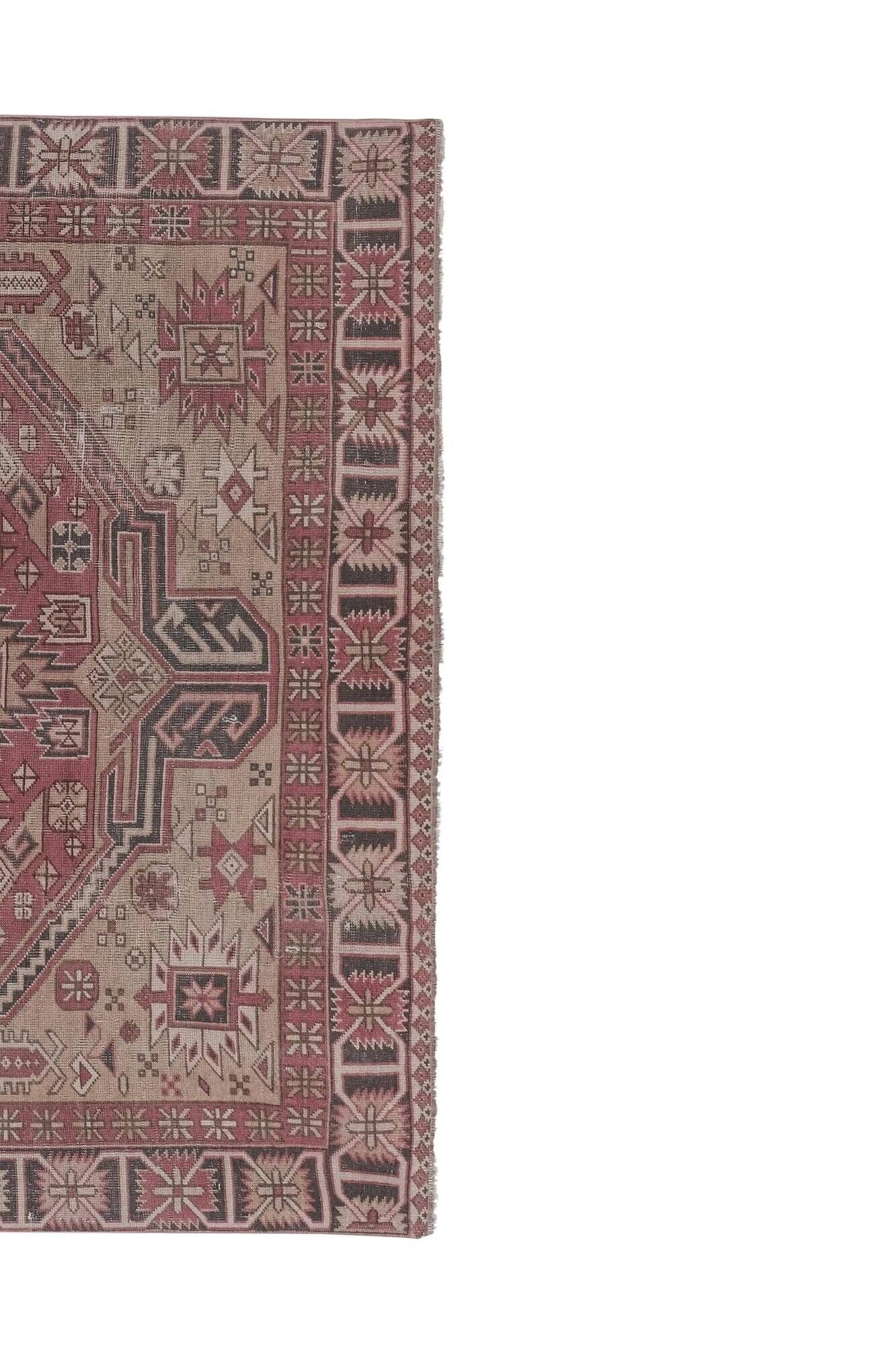 Vintage handmade Turkish rug 165x183 cm