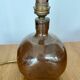 Table lamp with a stoneware base signed Baudat