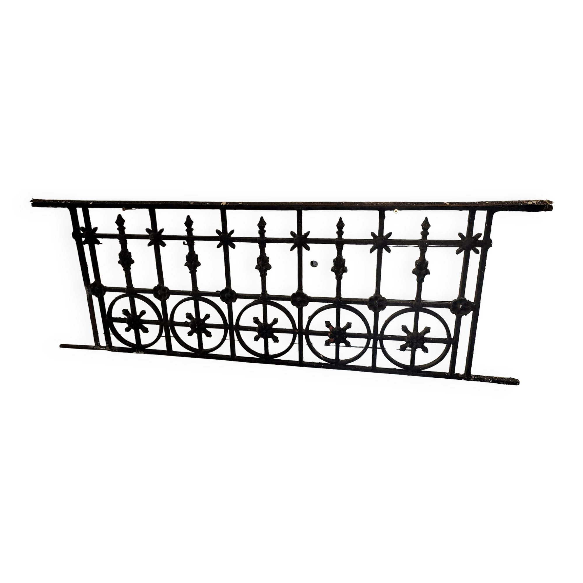 Old cast iron balcony house