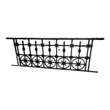 Old cast iron balcony house