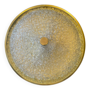 plafonnier doré en verre - murano