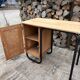Vintage wood and metal desk