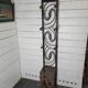 Art deco wrought iron coat rack from the 1930s