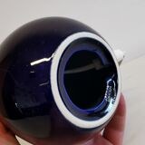 Small Table lamp in dark blue ceramic, made by Søholm ceramics Denmark.