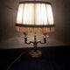 Lampe bouillotte 2 feux en bronze