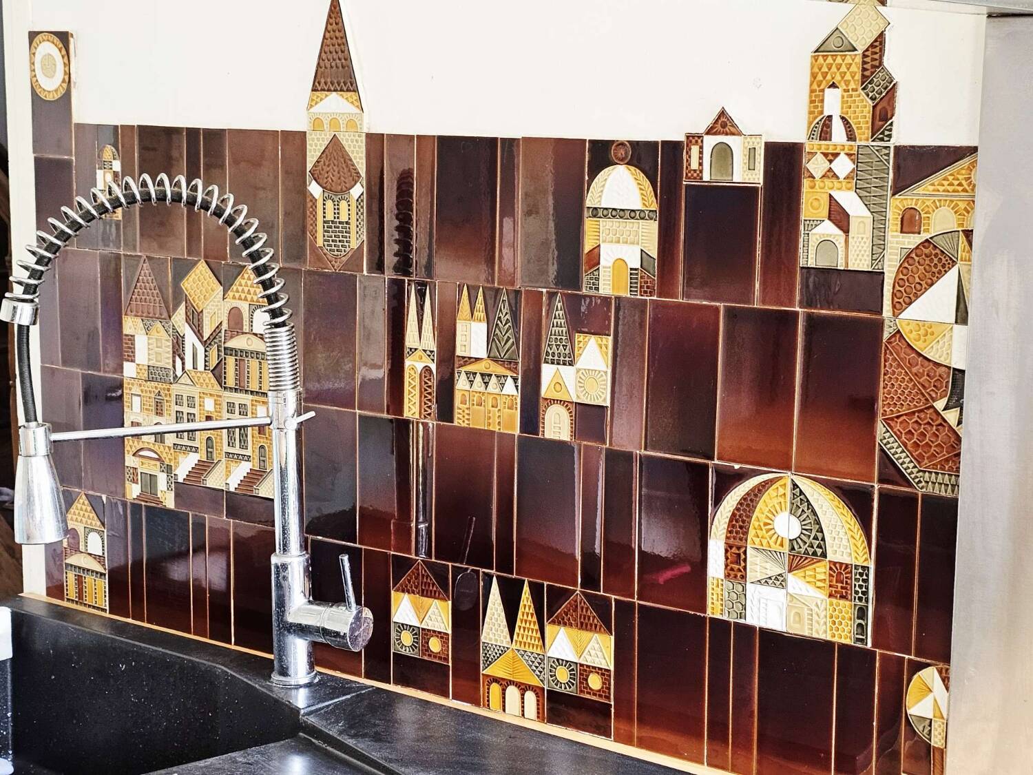 Ceramique le village de Roger Capron