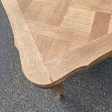 Table à manger Louis XV extensible XVIIIème rénovée en chêne massif 200