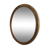 Golden oval mirror  46x56cm