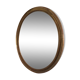 Golden oval mirror  46x56cm
