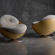 Esfera lounge chairs by Ricardo Fasanello, Brazil, late 1960s
