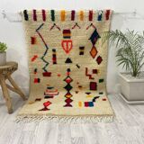 Tapis berbère en laine fait main 200 x 100 cm
