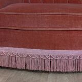 Toad sofa in old pink velvet