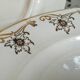 Eight Villeroy & Boch dessert plates with gold decor