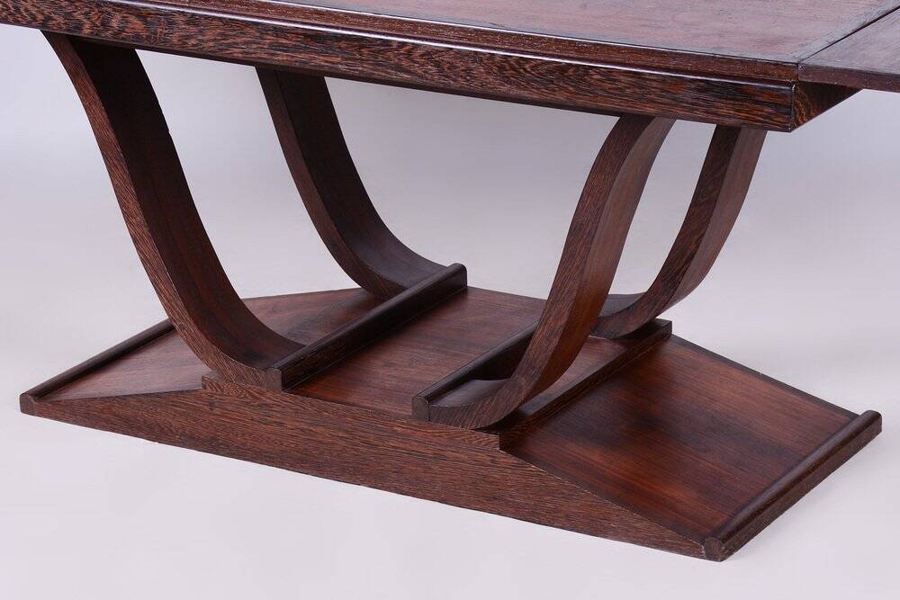 Art Deco Folding Table in Wengé, France, 1920s