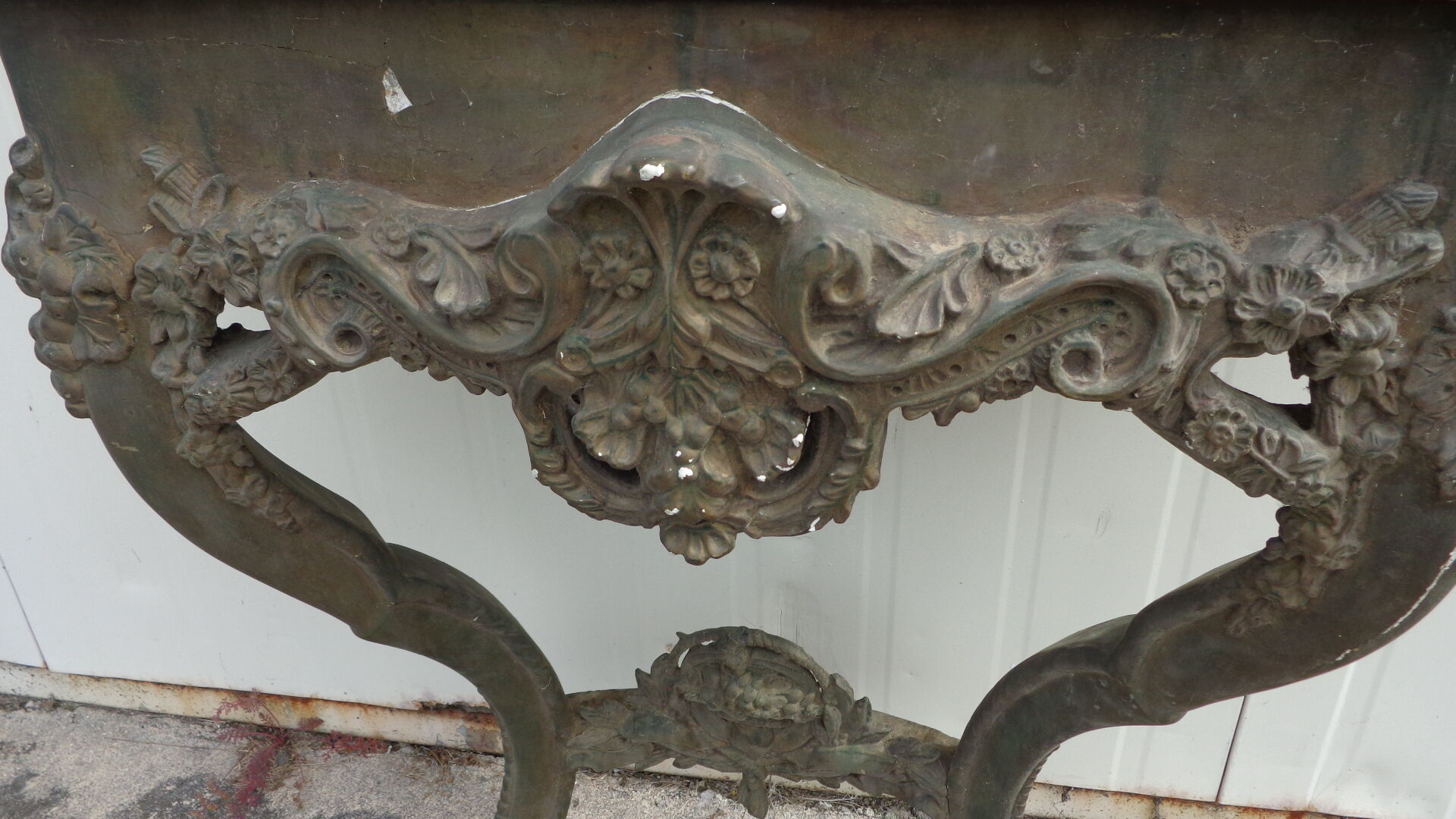 Console Napoleon III painted