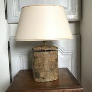 Lampe en pierre vintage