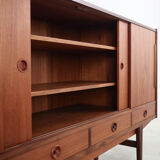 Teak highboard, Danish design, 1960s, production: Denmark