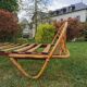 Lit ou banquette corbeille en rotin