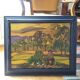 Tableau Oil on canvas Expressionism Catherine Jones-Davies "Pigeon"
