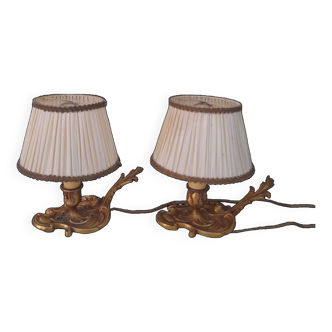 Lampe  de  chevet  bronze