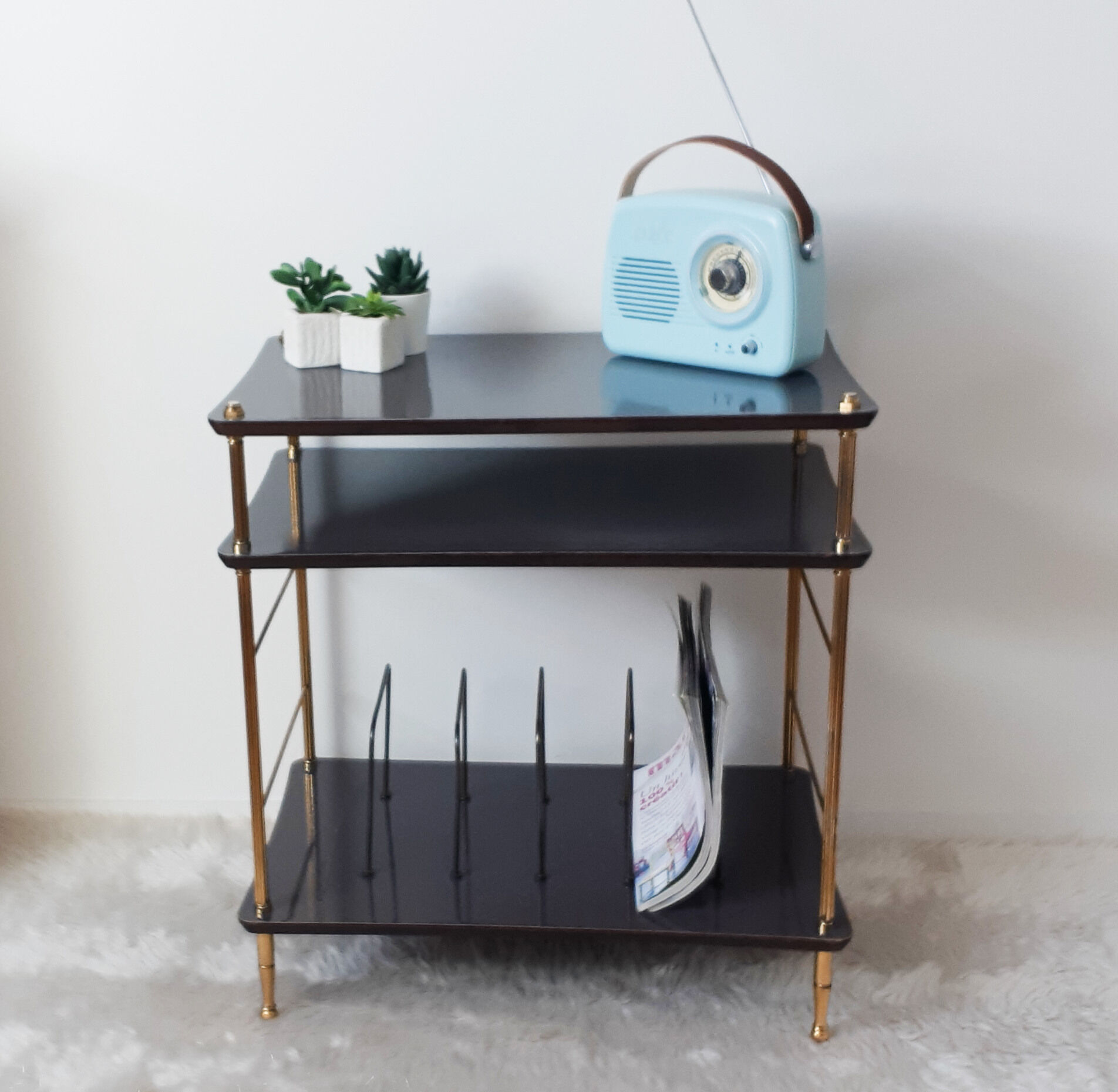 Electrophone door table, vinyl door