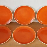 Six Salins Deauville plates