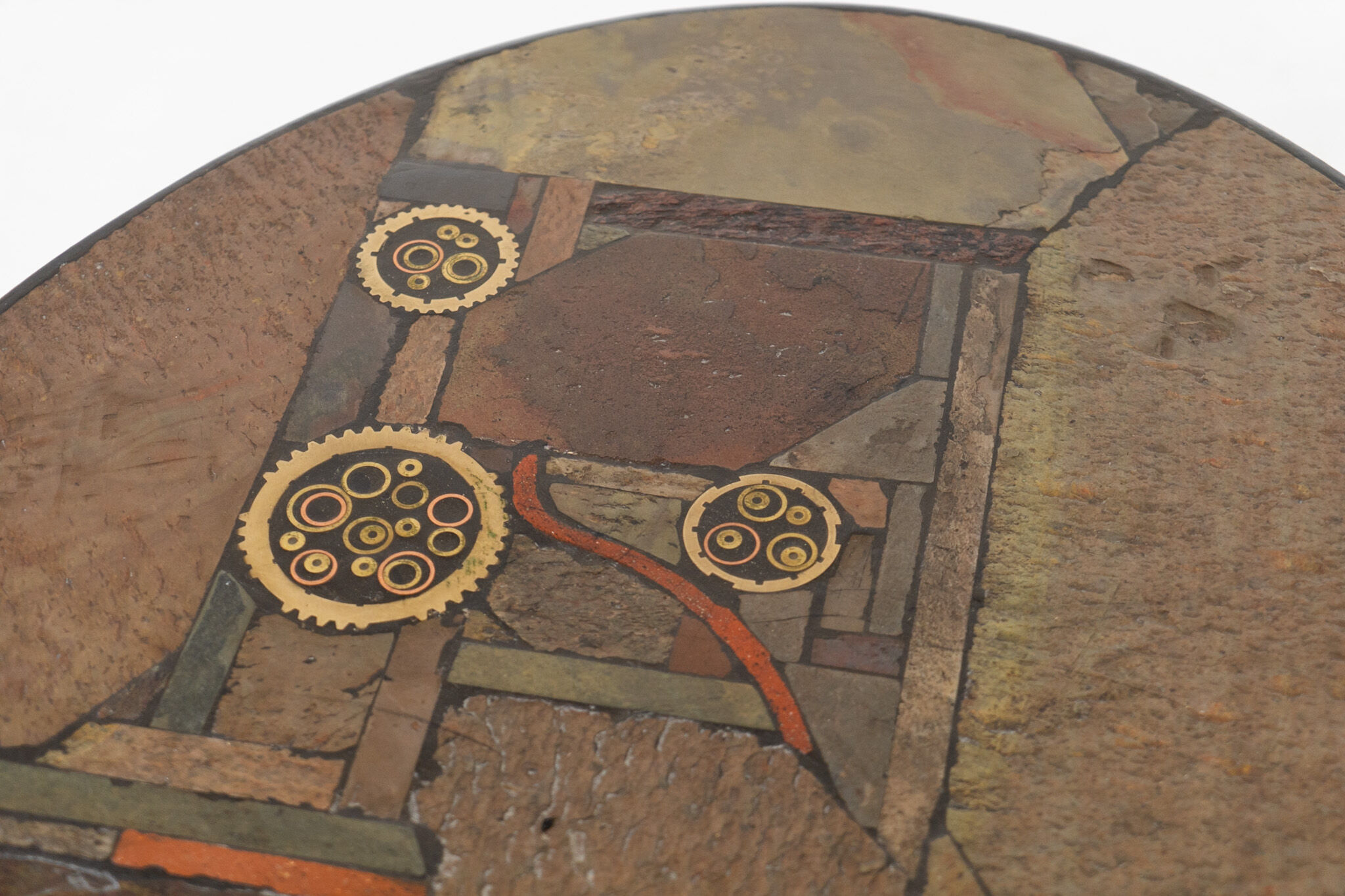 Table basse brutaliste par C. Kneip