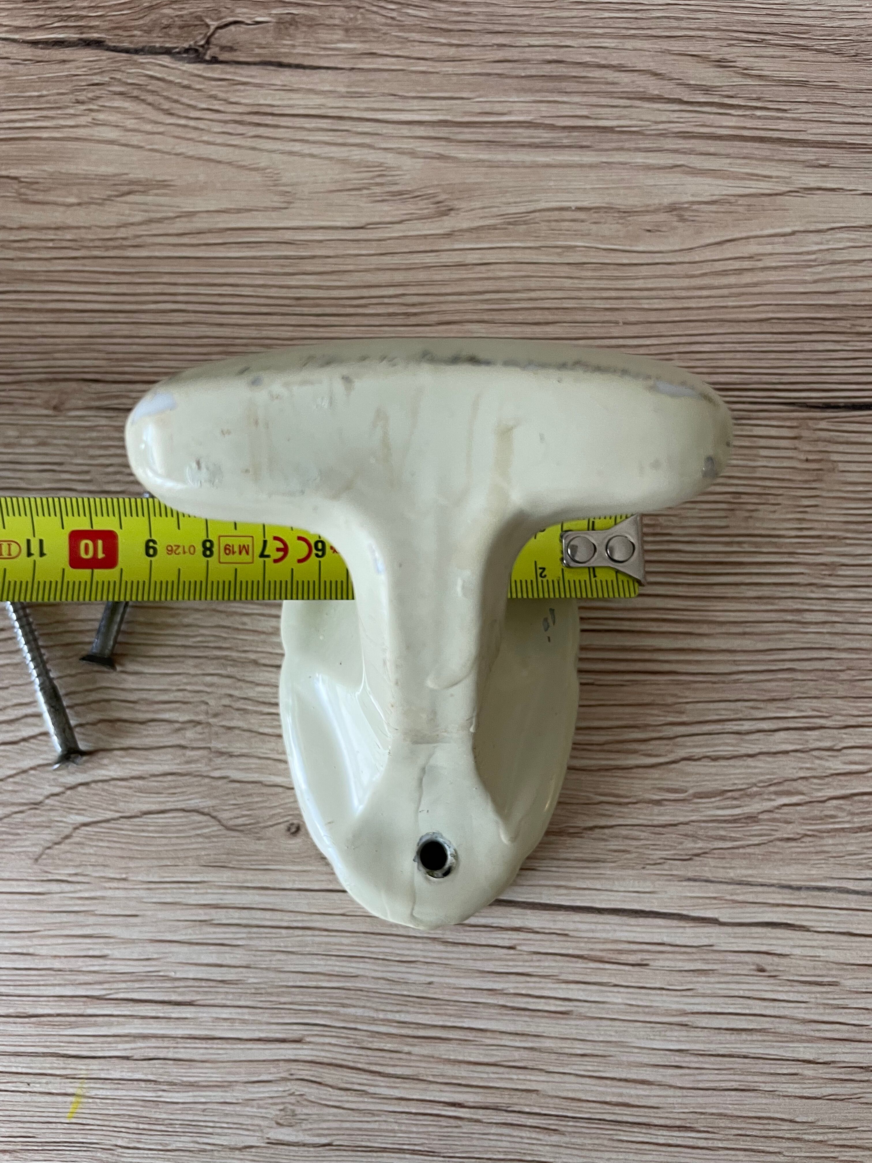 Vintage ceramic wall hook